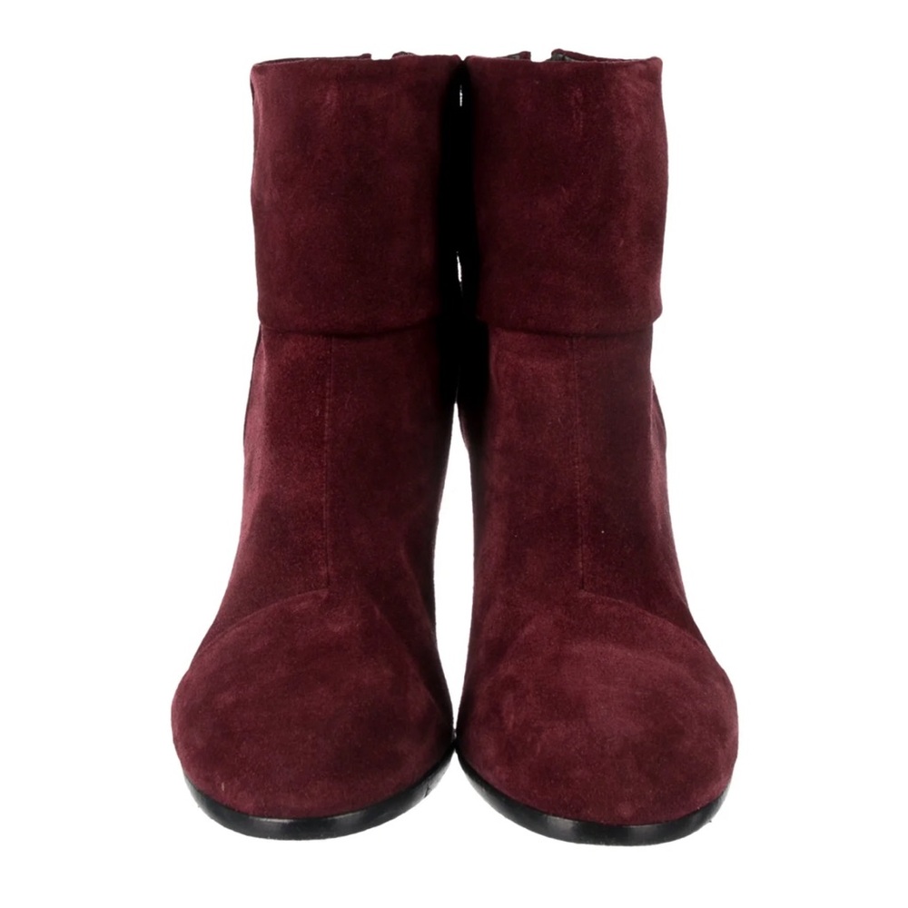 Rag & Bone Burgundy Suede Back zipper Booties Sz 39 Used, Excellent Cond.